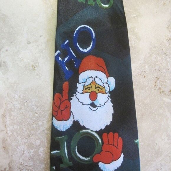 š¹MensāNecktieāChristmasĀ SantaāClausāTie - Picture 2 of 3